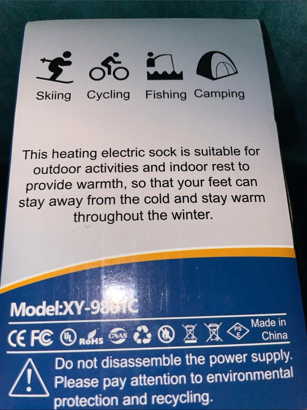 Heated Socks - Unknown Brand from Amazon